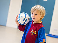 toddler football training